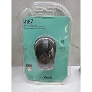 NEW Logitech Wireless M187 Ultra Portable Mini Size Mouse 910-002726